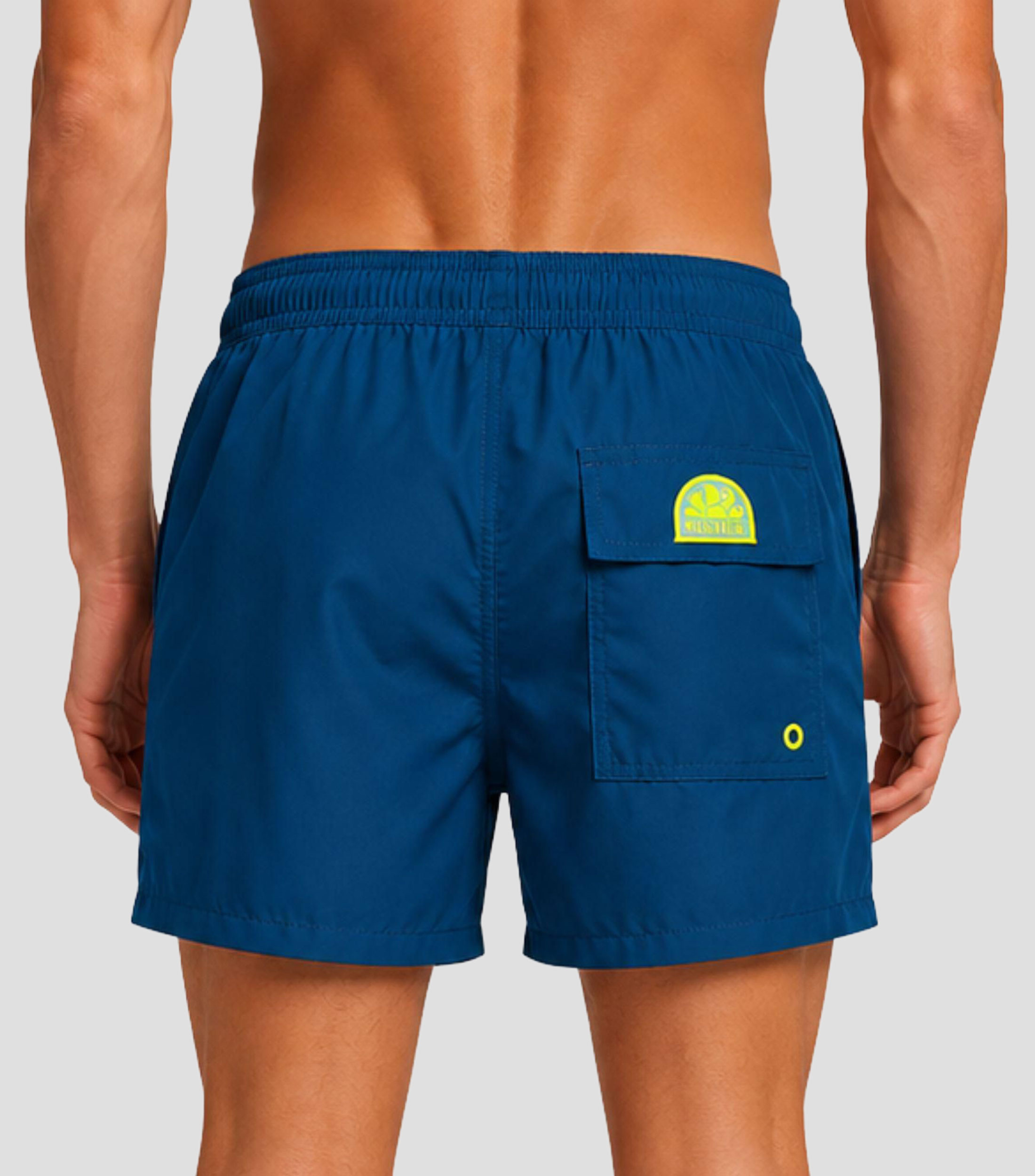 Traje de baño corto Liso Hombre